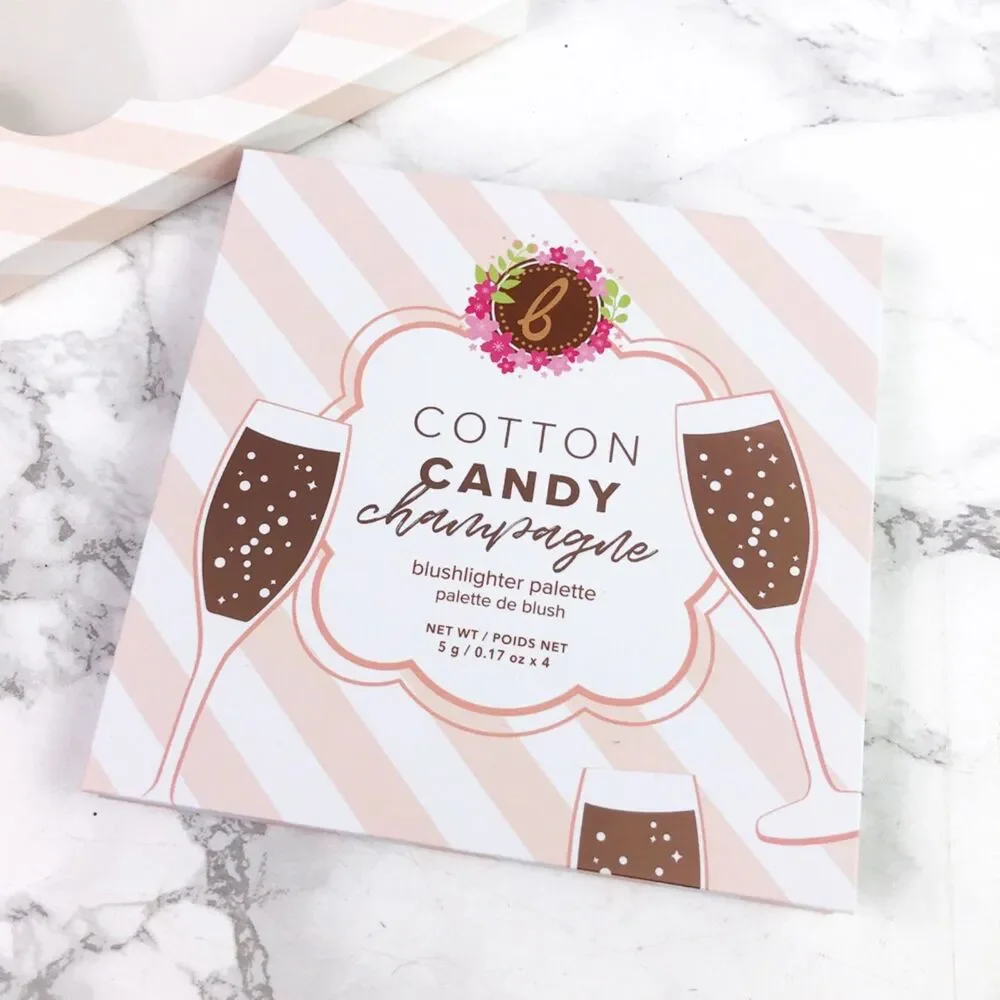 NIB Beauty Bakerie Cotton Candy Champagne Blushlighter Palette